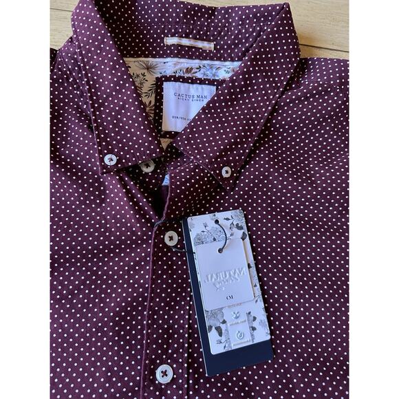 Cactus Man 3XL Shirt Mens Medium Long Sleeve Ricky Singh Geometric Dots Western - Picture 11 of 13